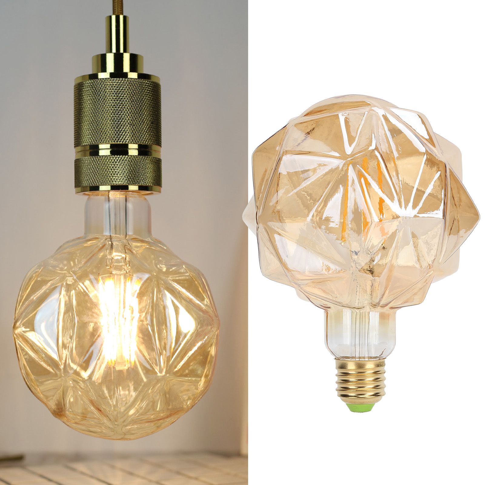 G125 LED Bulb Antique Lotus Shape 4W E27 Light Bulb for Bar Restaurant Bedroom view 11
