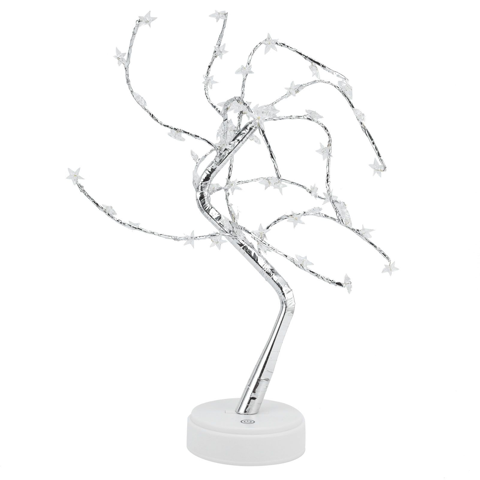 60LEDs Night Light USB Powered Light Copper Wire Night Lamp Artificial Tree view 3