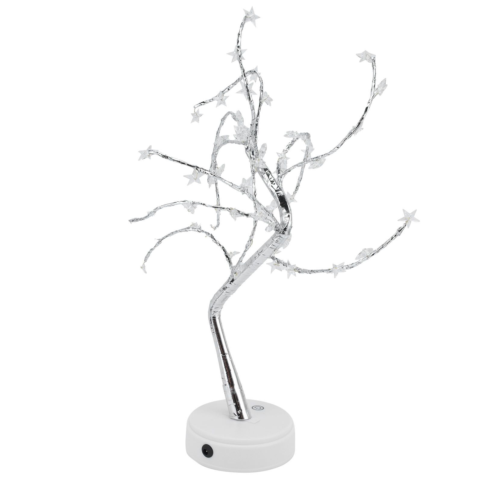 60LEDs Night Light USB Powered Light Copper Wire Night Lamp Artificial Tree view 5
