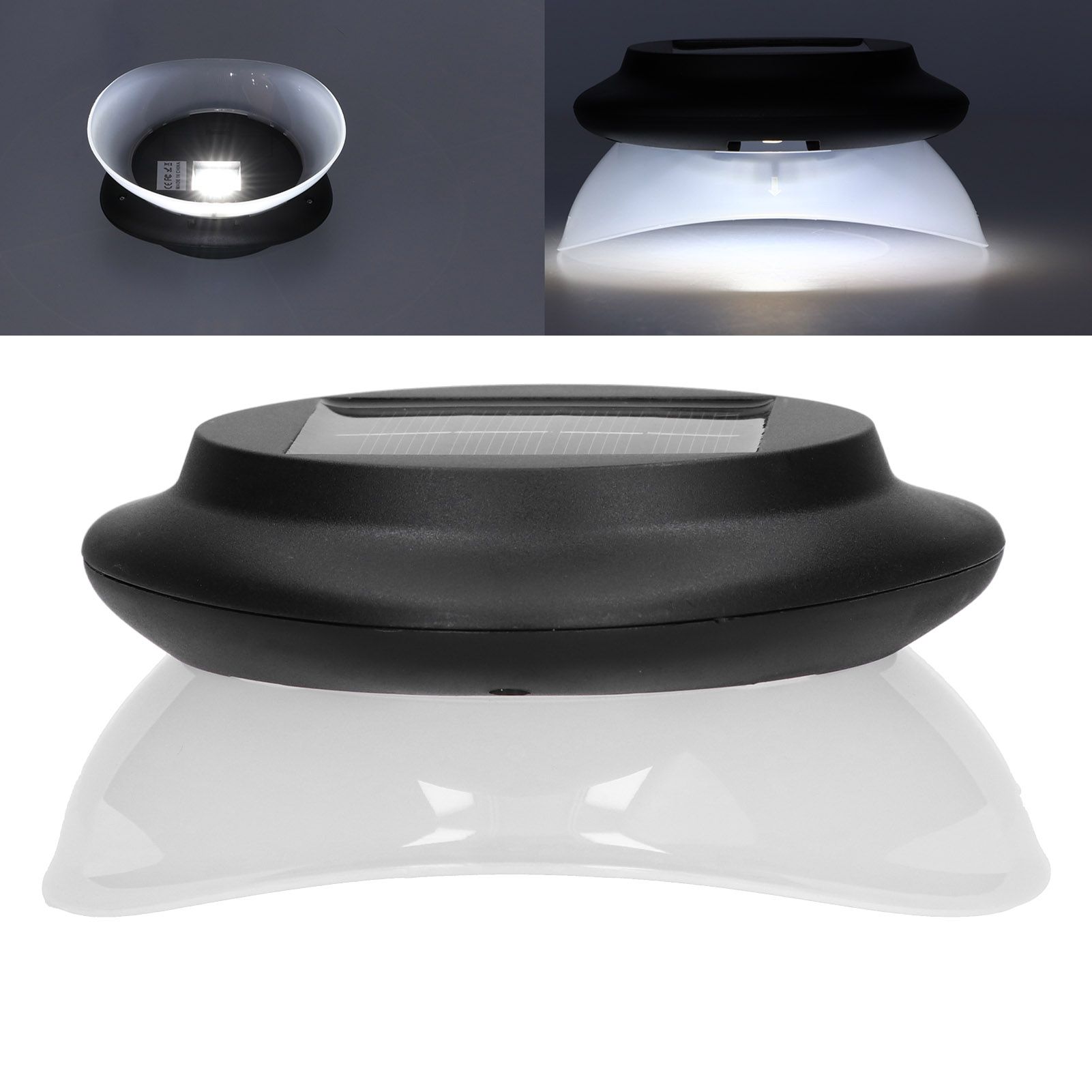 Solar Light 9LEDs IP55 Waterproof 6500K White Light Solar Light Sensor Garden view 11
