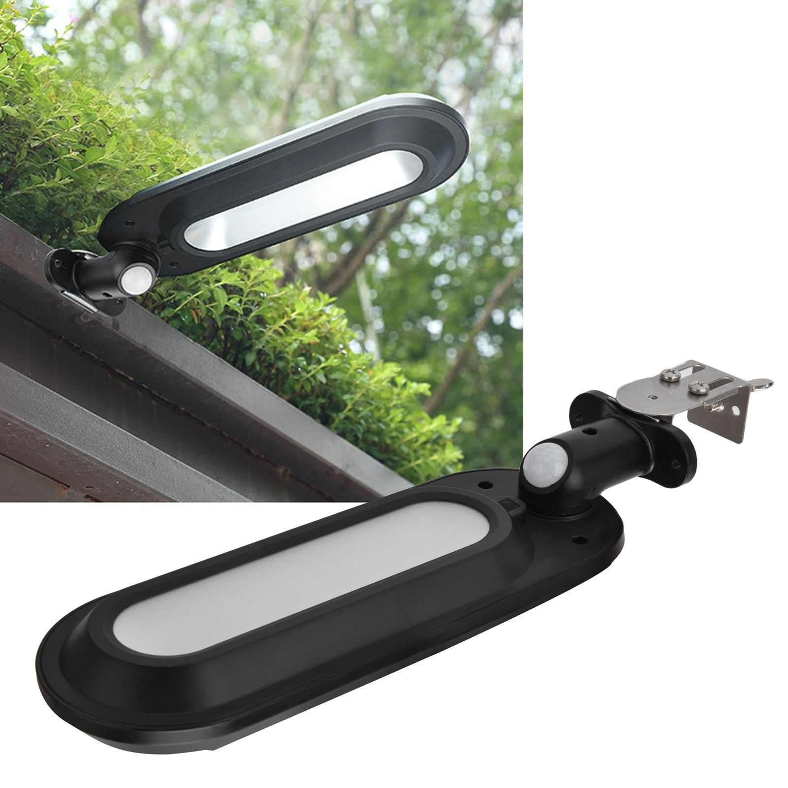LED Solar Light 4 Modes 2200mAh Battery Human Body Induction Street Lamp for view 11