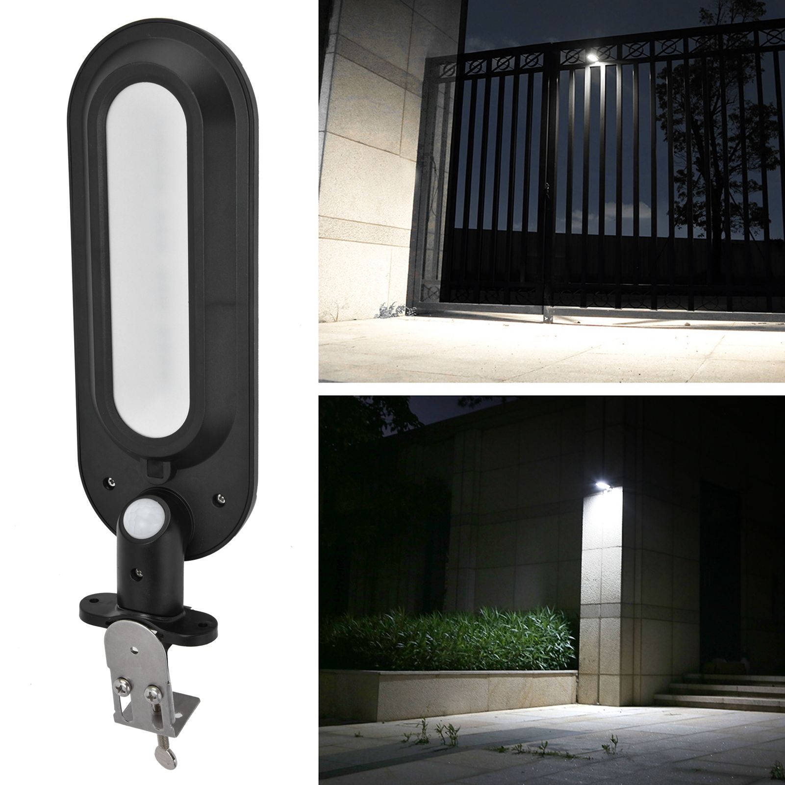 LED Solar Light 4 Modes 2200mAh Battery Human Body Induction Street Lamp for view 12