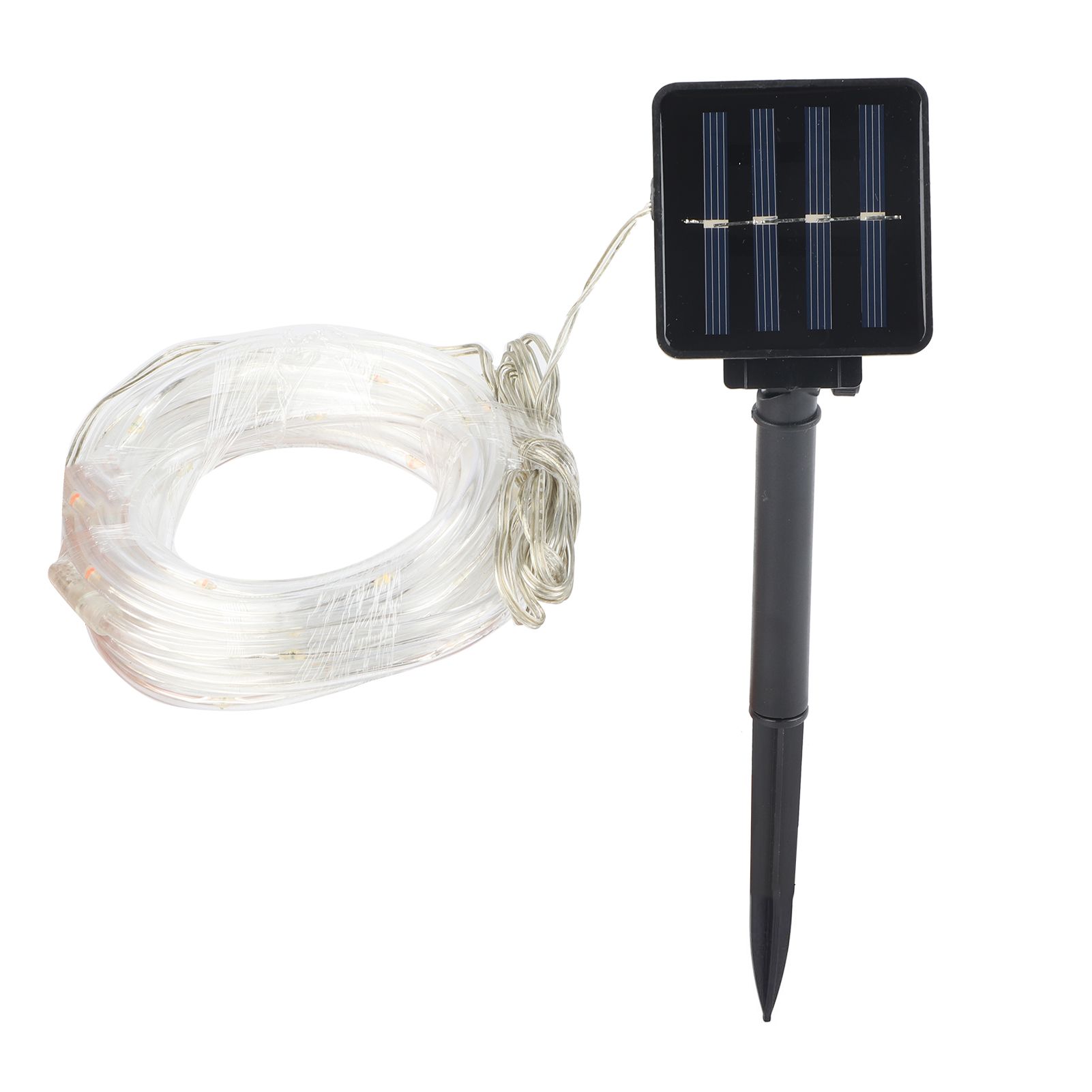 50LED Solar Rope Lights Outdoor Waterproof 7M Colorful Tube String Light for view 2