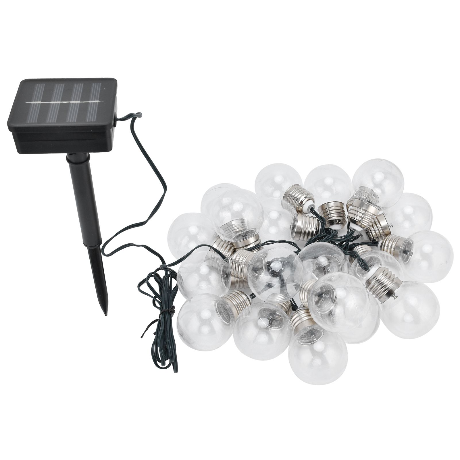 20LEDs G50 Solar Bulb Light String Outdoor Waterproof for Garden Wedding view 2