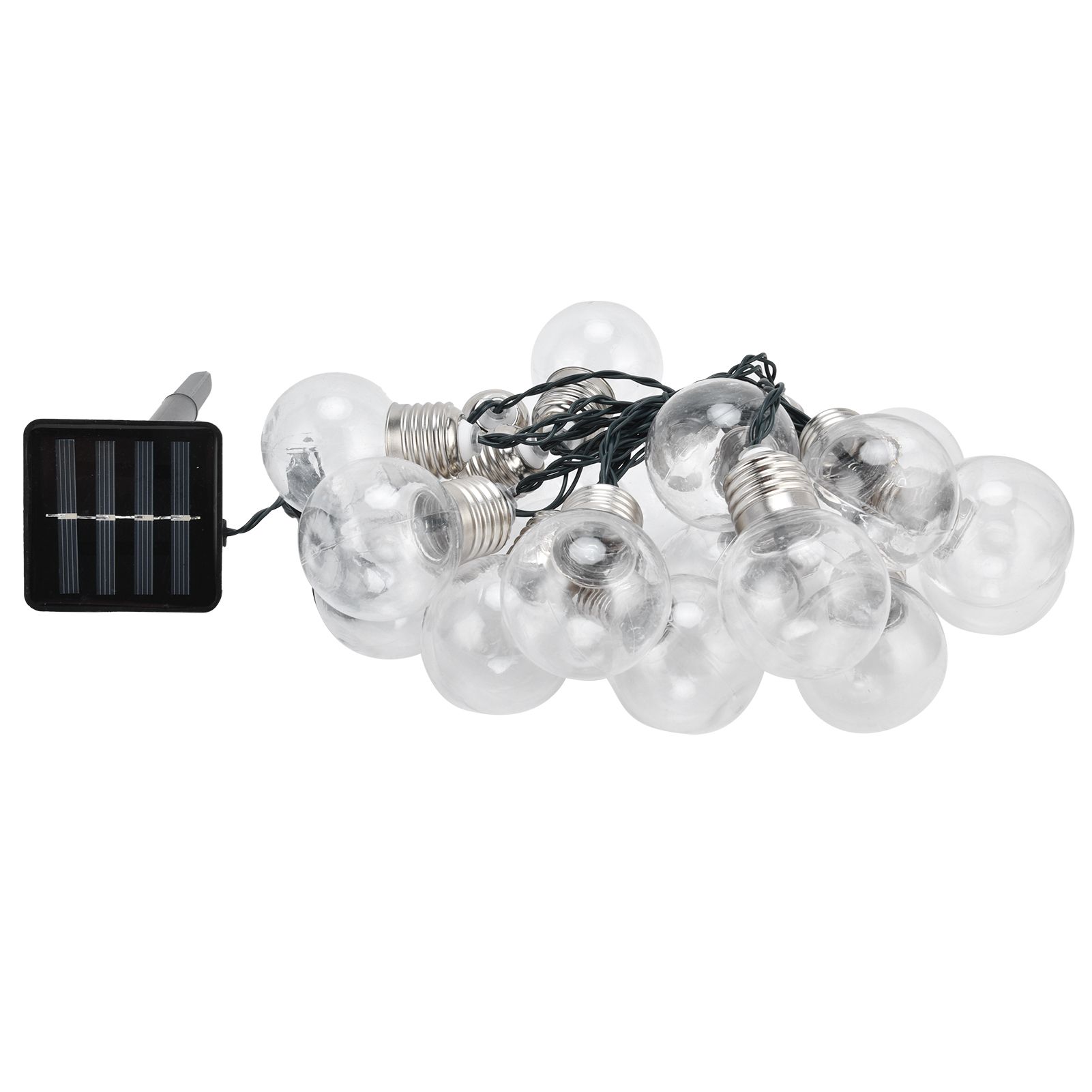 20LEDs G50 Solar Bulb Light String Outdoor Waterproof for Garden Wedding view 4