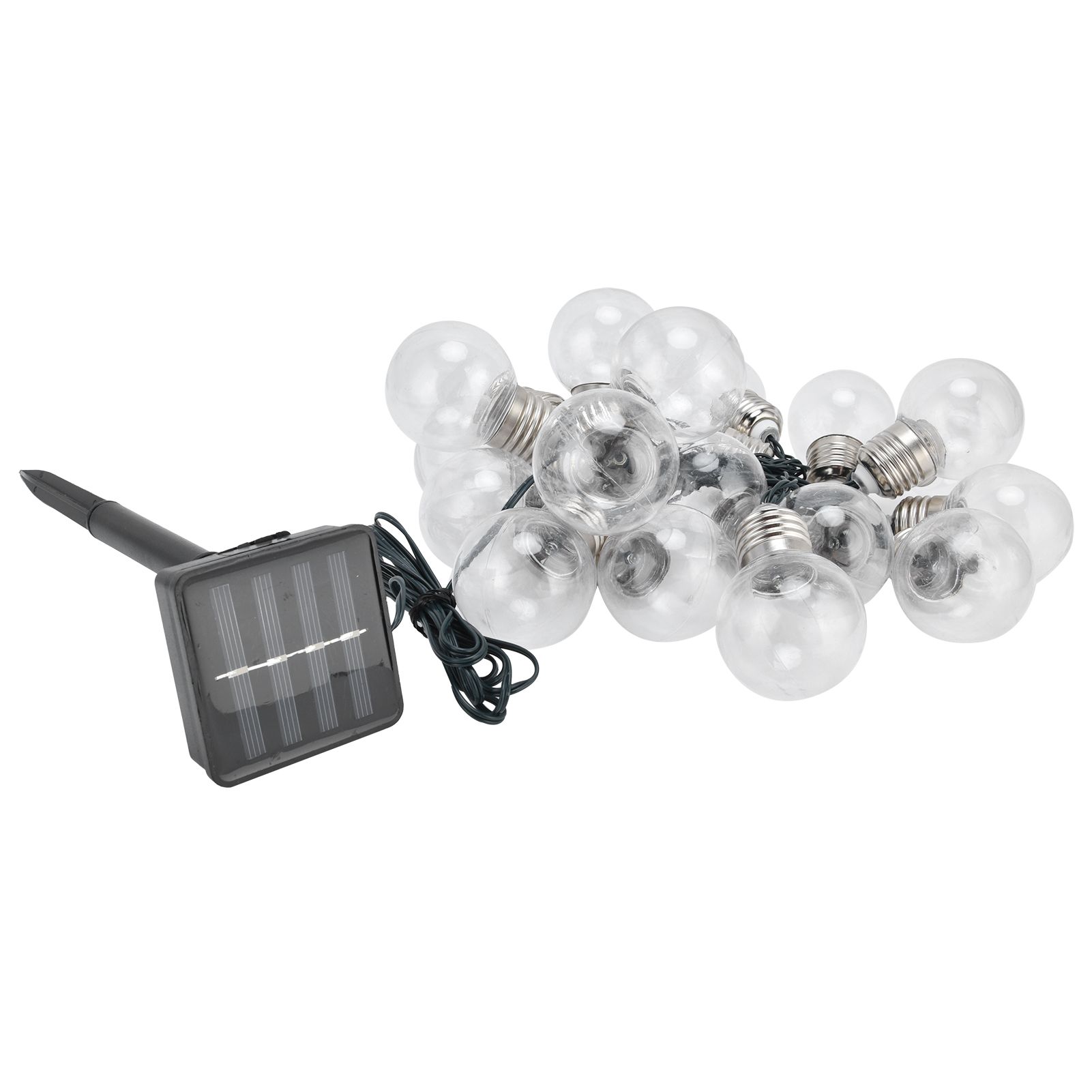 20LEDs G50 Solar Bulb Light String Outdoor Waterproof for Garden Wedding view 5