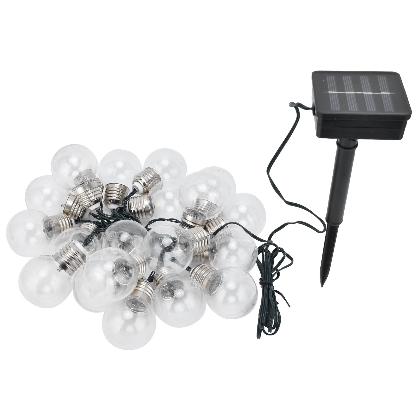 20LEDs G50 Solar Bulb Light String Outdoor Waterproof for Garden Wedding view 8