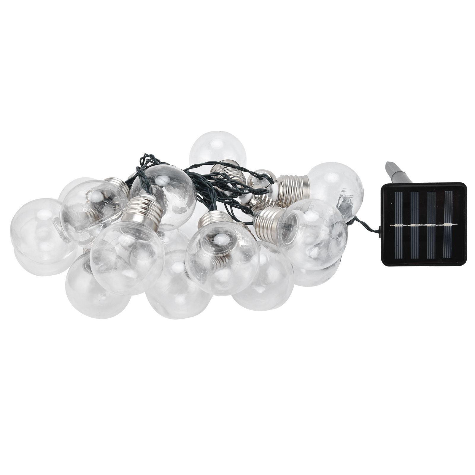 20LEDs G50 Solar Bulb Light String Outdoor Waterproof for Garden Wedding view 10