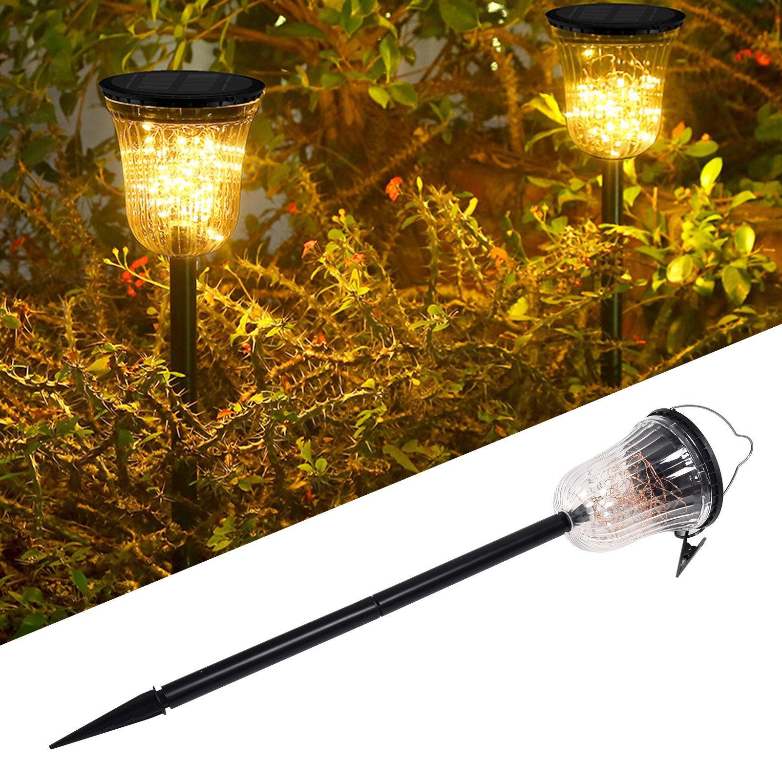 Solar Garden Light LED Lawn Lamp with 3 Modes Solar Landscape Lighting for view 11