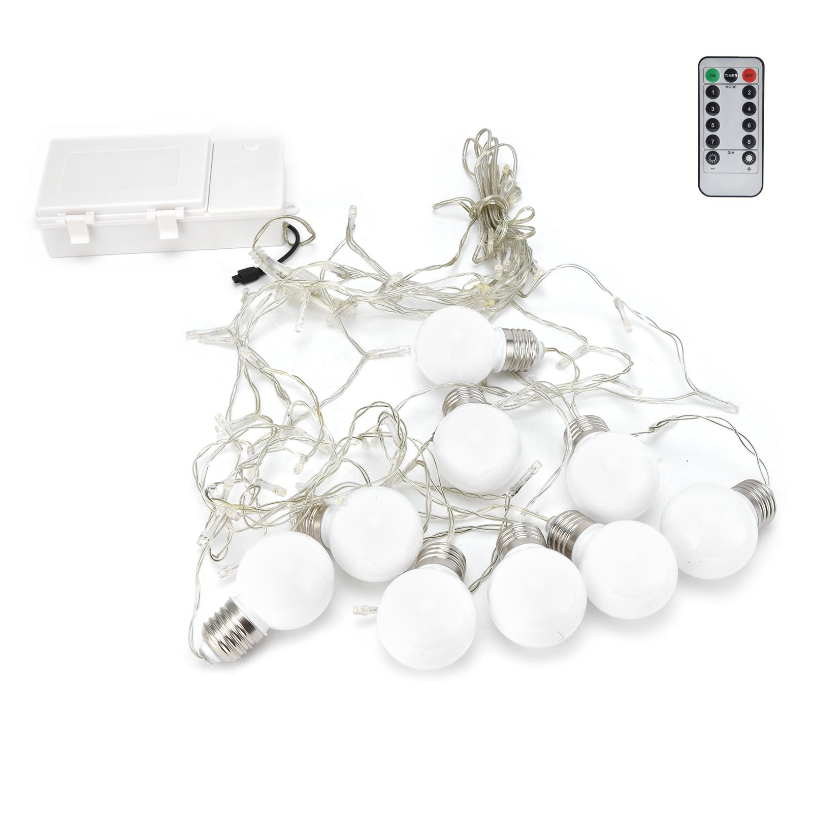 Porch Lights Outdoor 60LED G50 Bulb Light String Remote Control 8 Lighting view 9