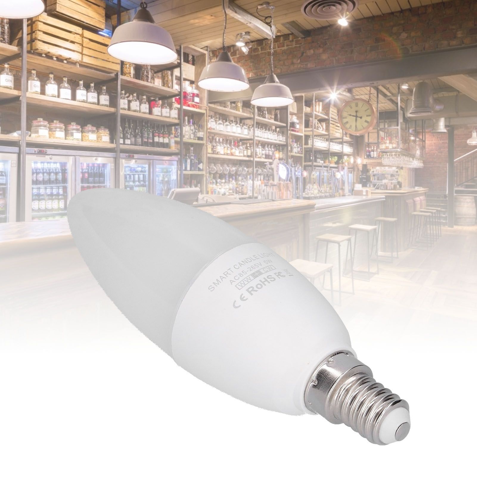 Wifi Smart Lamp Bulb E14 Bright Household APP Remote Control LED Bulb for Tuya view 12