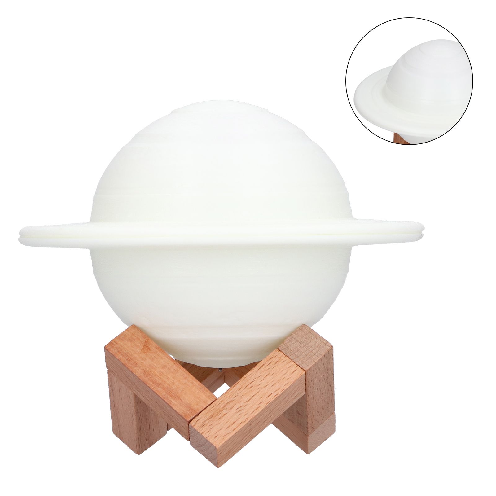 RGB 16 Colors Star Lamp Innovative Planet Night Light with Remote Control for view 7