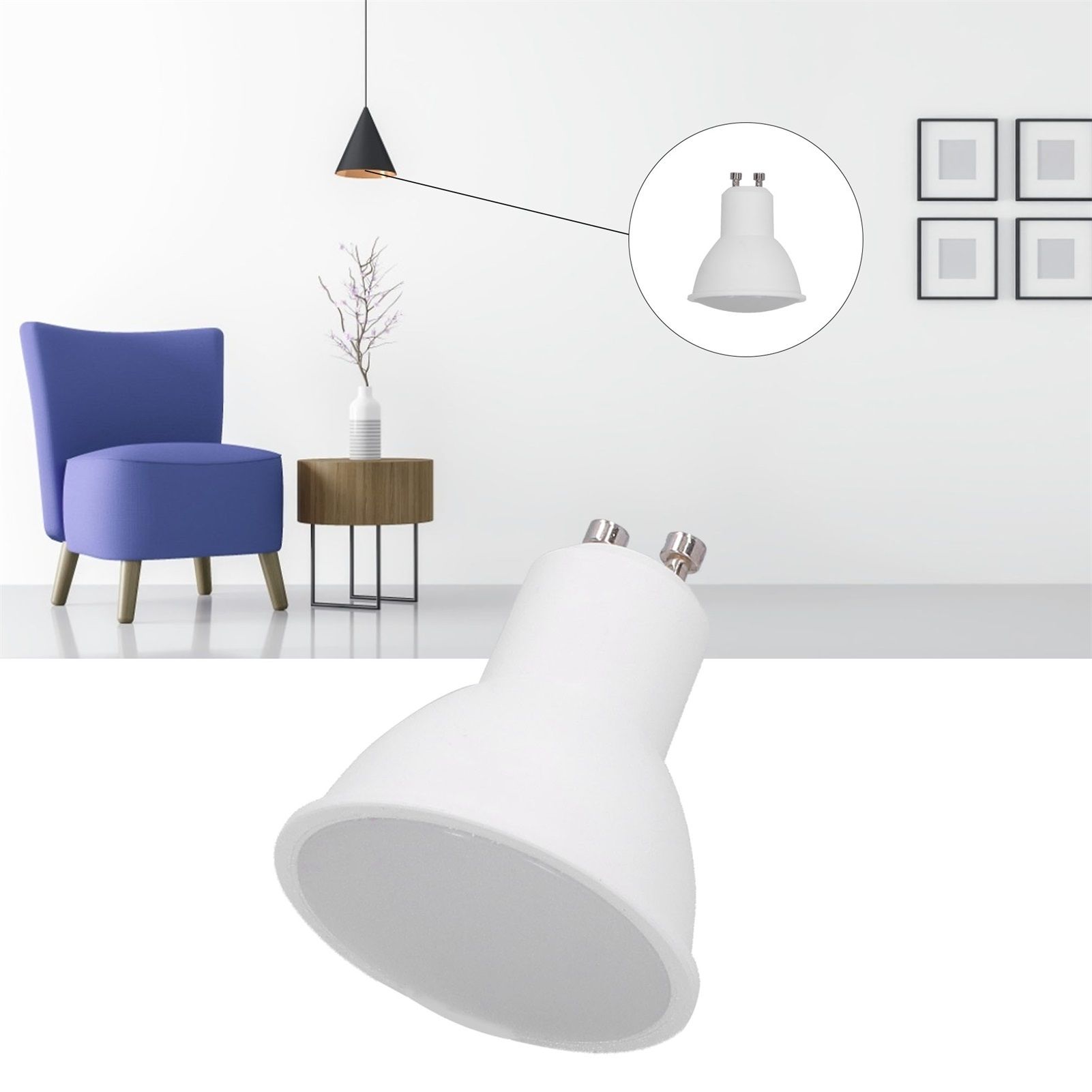 GU10 Spotlight RGB Smart Light Bulb Colorful Light for Indoor Decoration 85-265V view 11