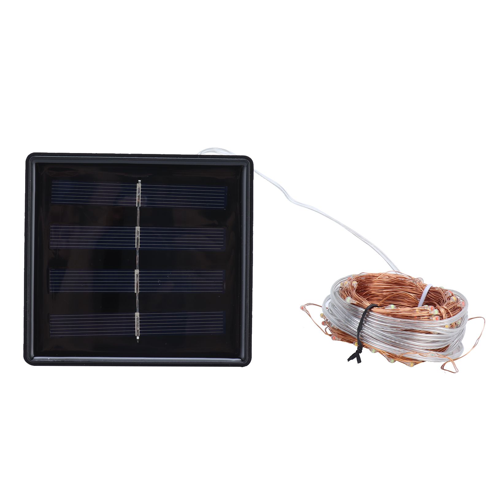 Waterproof Solar String Lights Colorful Copper Wire Lights with 8 Modes for view 2