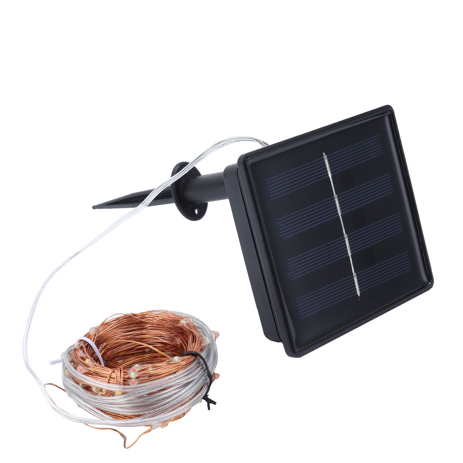 Waterproof Solar String Lights Colorful Copper Wire Lights with 8 Modes for view 4
