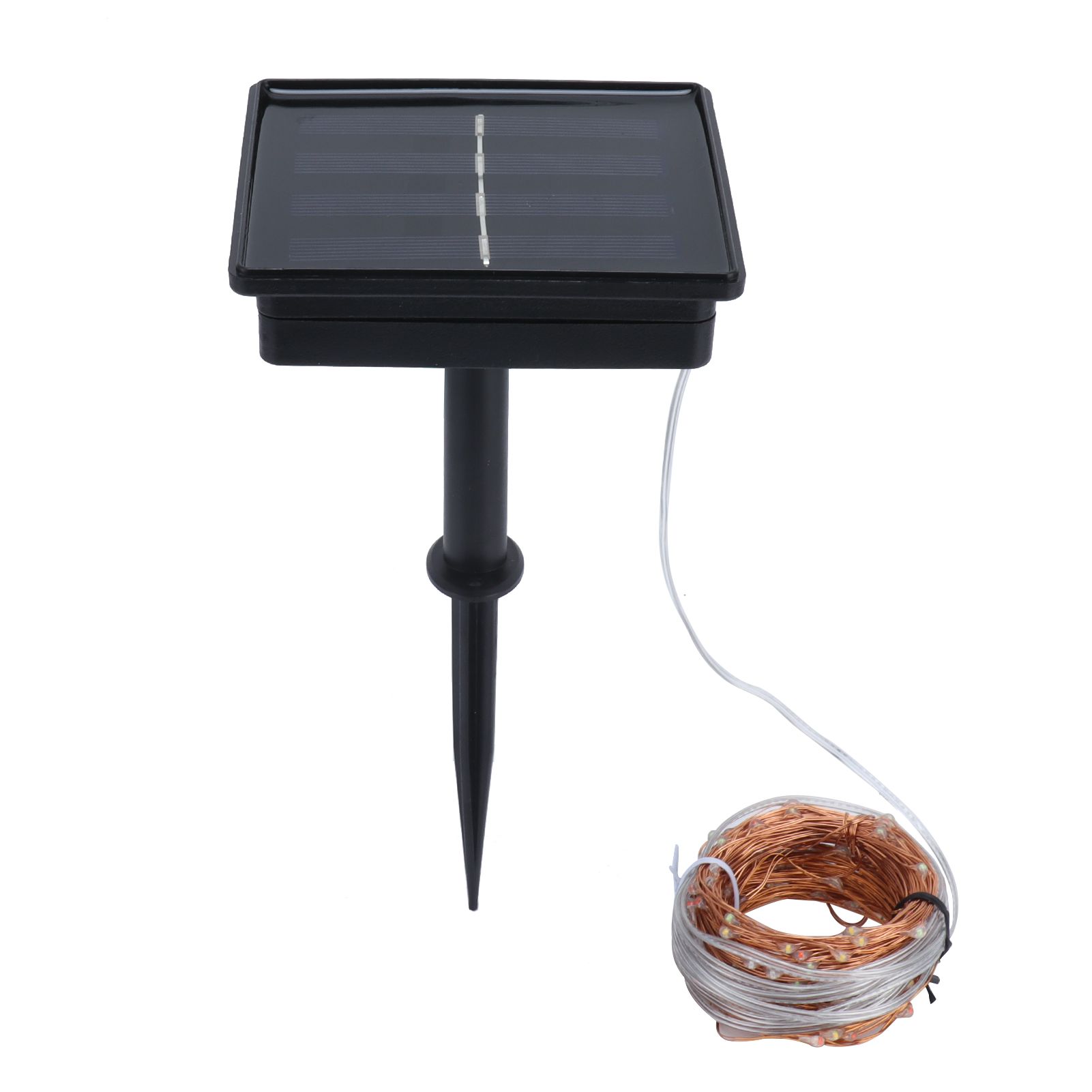 Waterproof Solar String Lights Colorful Copper Wire Lights with 8 Modes for view 9
