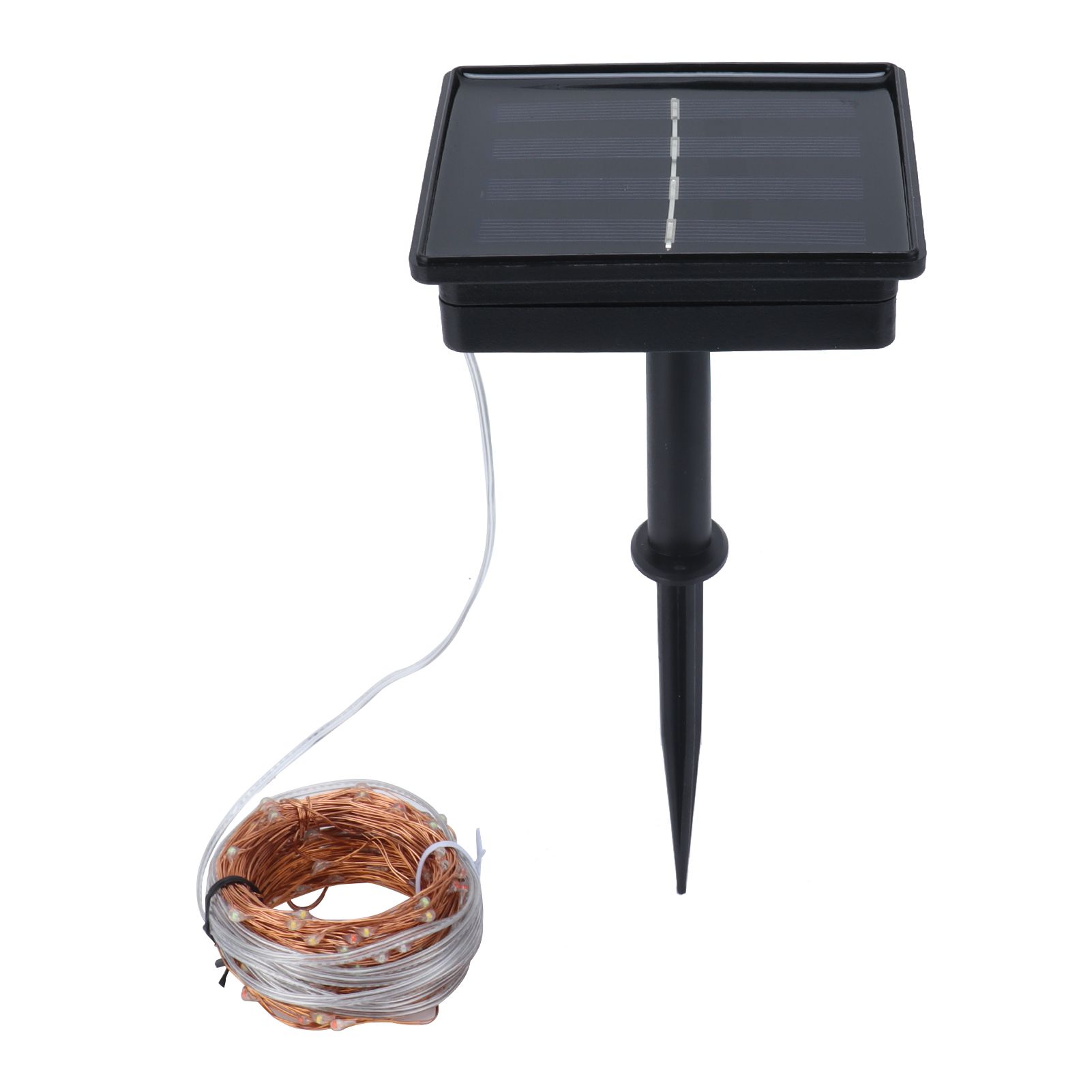 Waterproof Solar String Lights Colorful Copper Wire Lights with 8 Modes for view 10