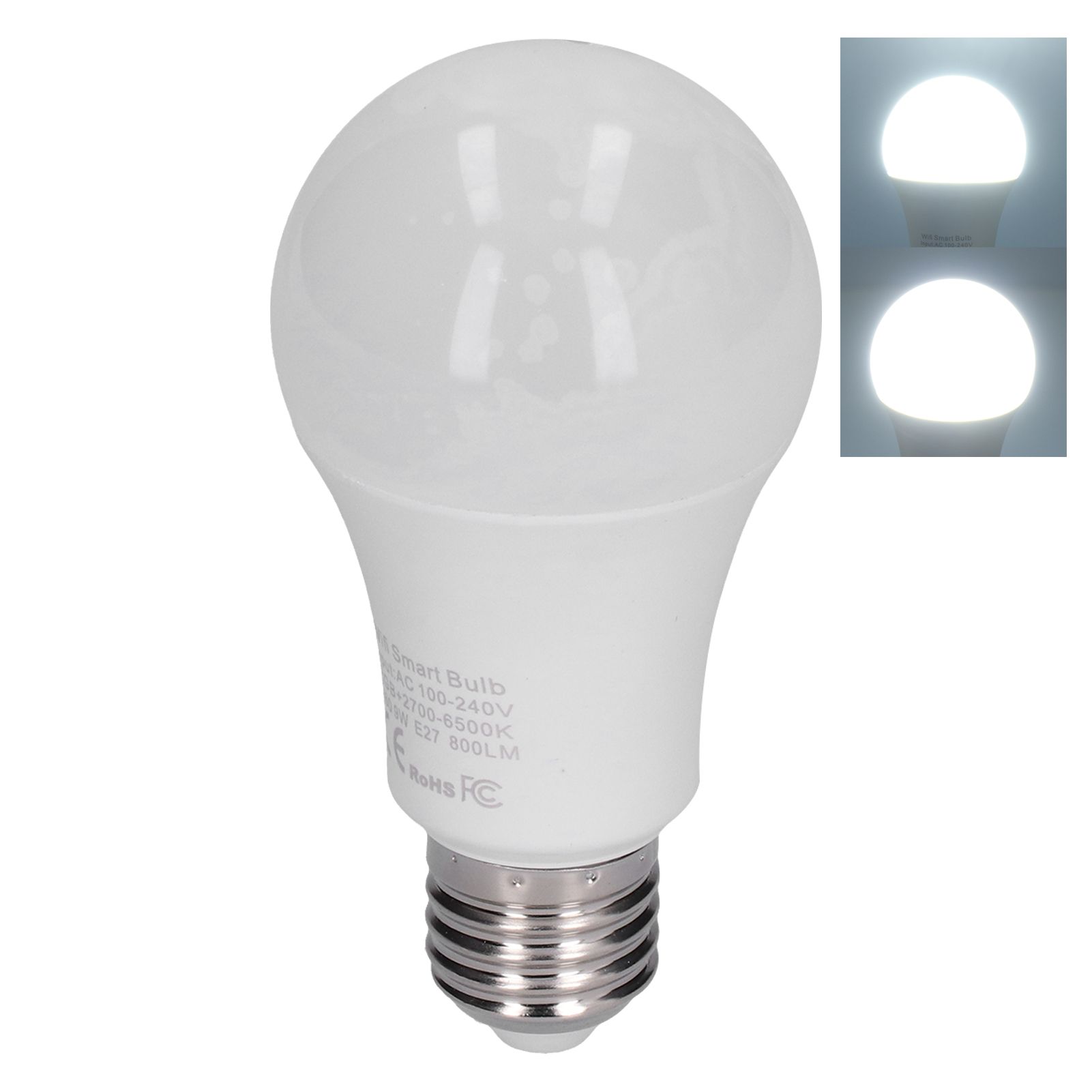 9W WiFi Light Bulb E27 Color Changing RGB Bulb Support for Google Voice view 3
