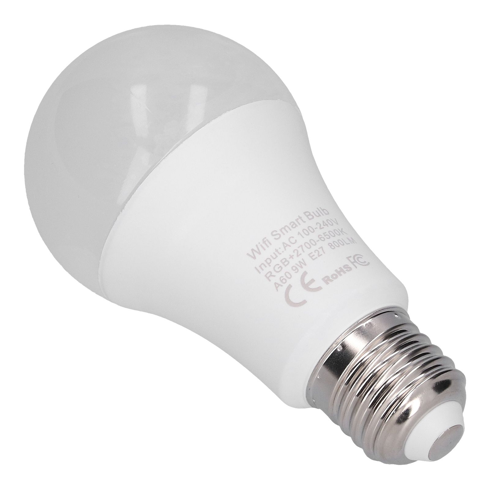9W WiFi Light Bulb E27 Color Changing RGB Bulb Support for Google Voice view 5