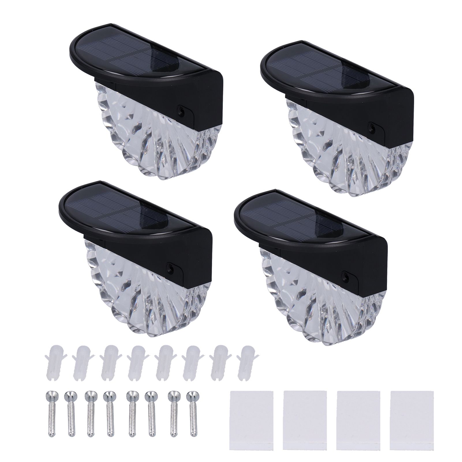 Deck Lights Polycrystalline Silicon Solar Panel Warm Light and RGB Mode IP65 view 2