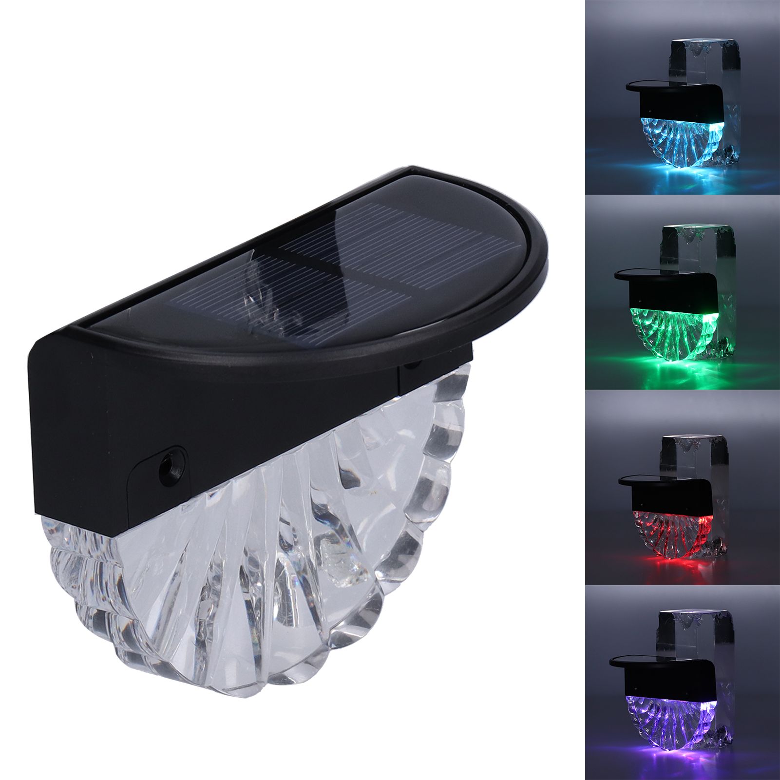 Deck Lights Polycrystalline Silicon Solar Panel Warm Light and RGB Mode IP65 view 9