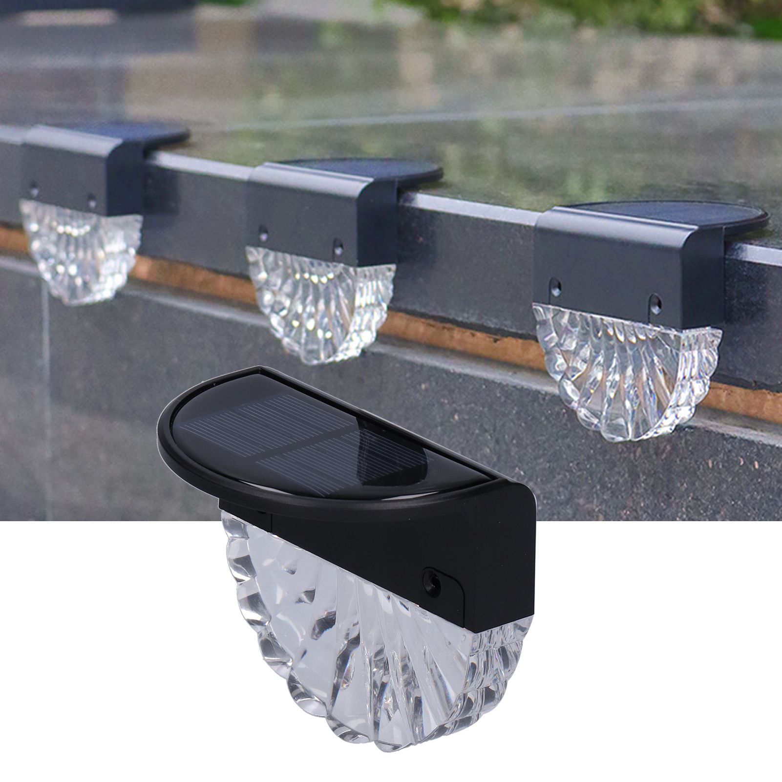 Deck Lights Polycrystalline Silicon Solar Panel Warm Light and RGB Mode IP65 view 12