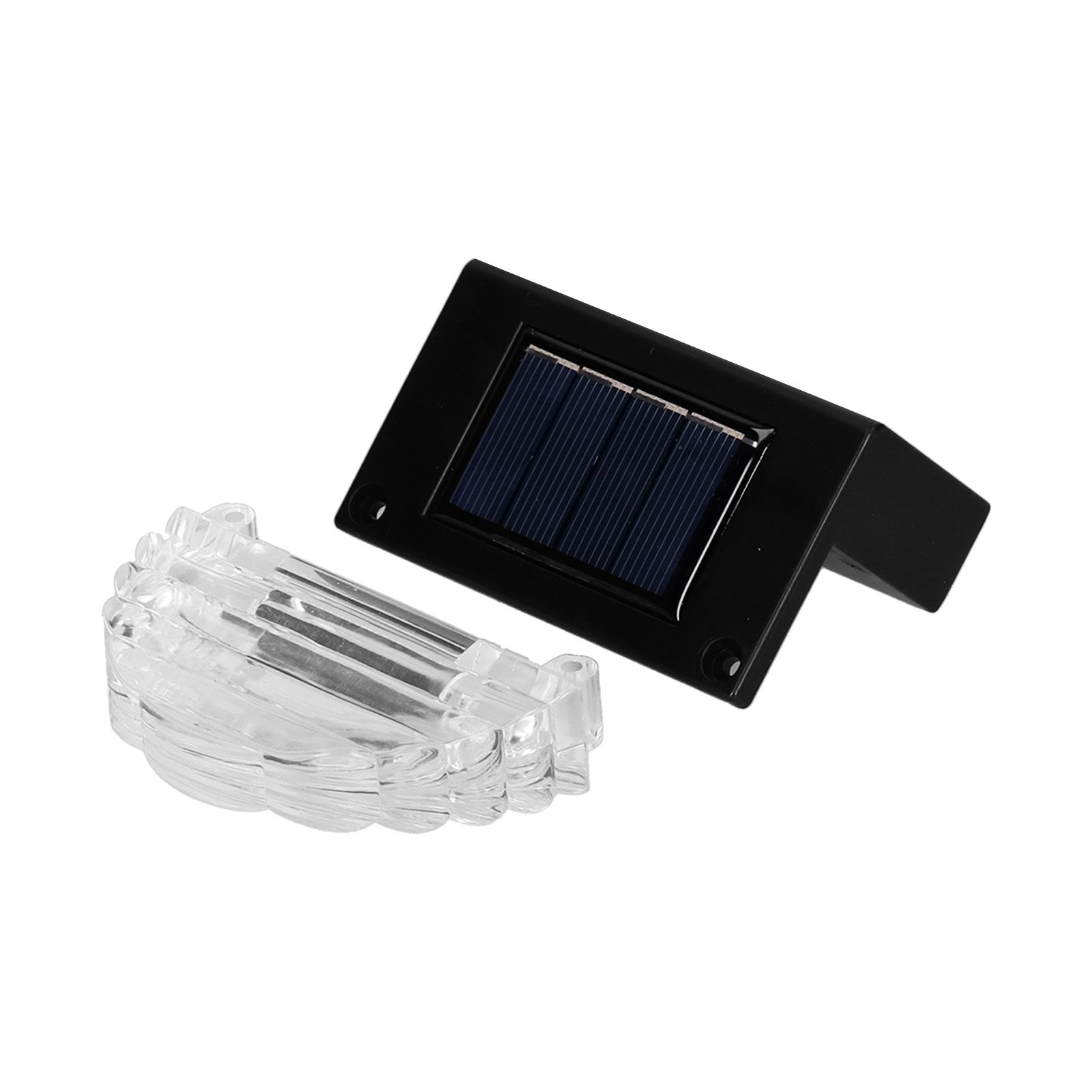 4pcs Solar Light IP65 Waterproof Deck Lamp Warm Light and RGB Mode Decorative