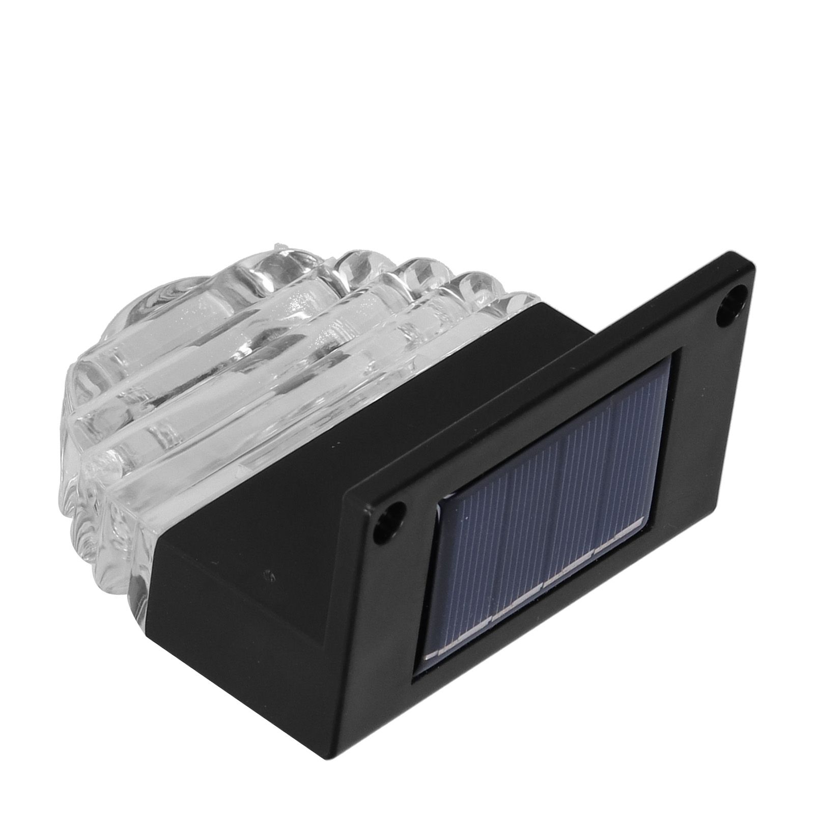 4pcs Solar Light IP65 Waterproof Deck Lamp Warm Light and RGB Mode Decorative view 5
