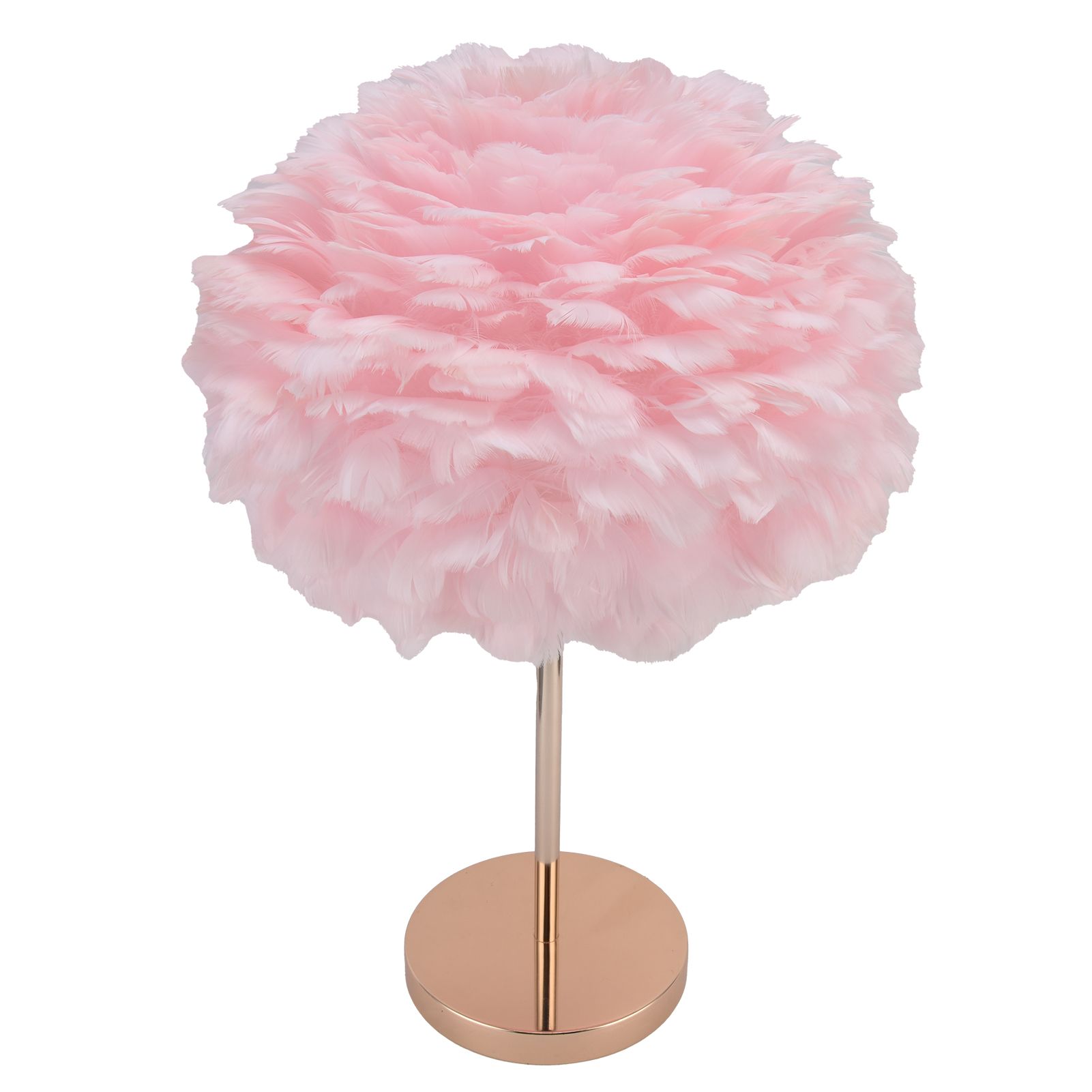 E27 Feather Desk Lamp Stand Modern Table Lamp Holder for Bedroom Beside view 7