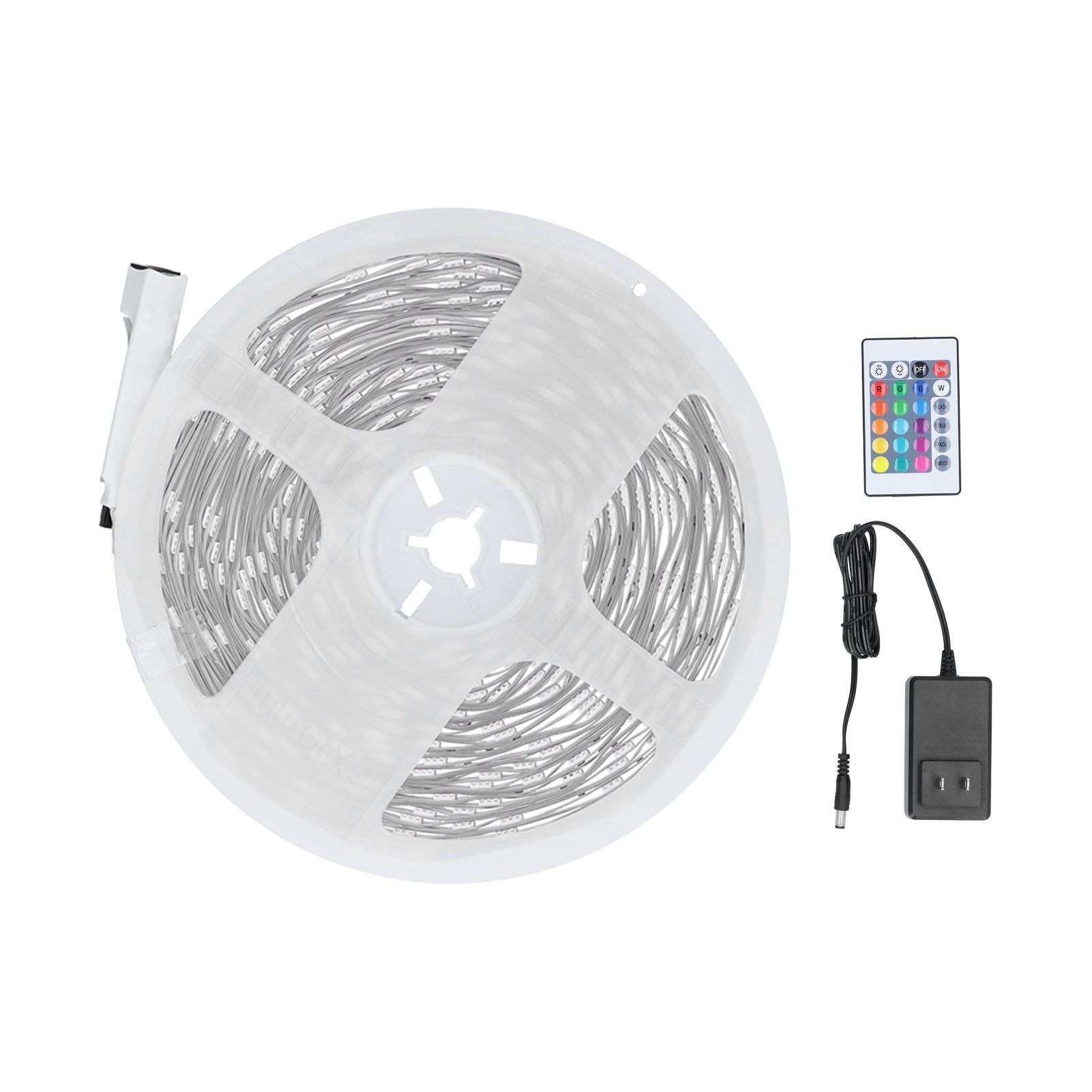 LED Strip Light 15m RGBW 5050 Highlight Lamp Beads 24‑Key Remote Control USB view 2