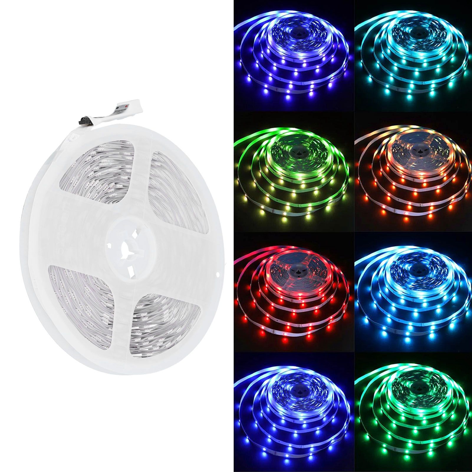LED Strip Light 15m RGBW 5050 Highlight Lamp Beads 24‑Key Remote Control USB view 12