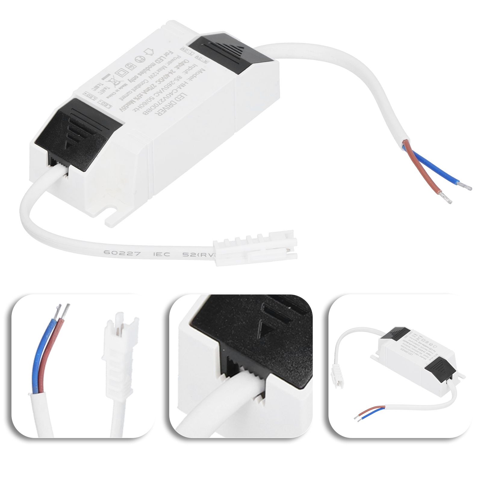 12W LED Driver Constant Current 270mA Input AC85‑265V Output DC24‑40V Power view 12