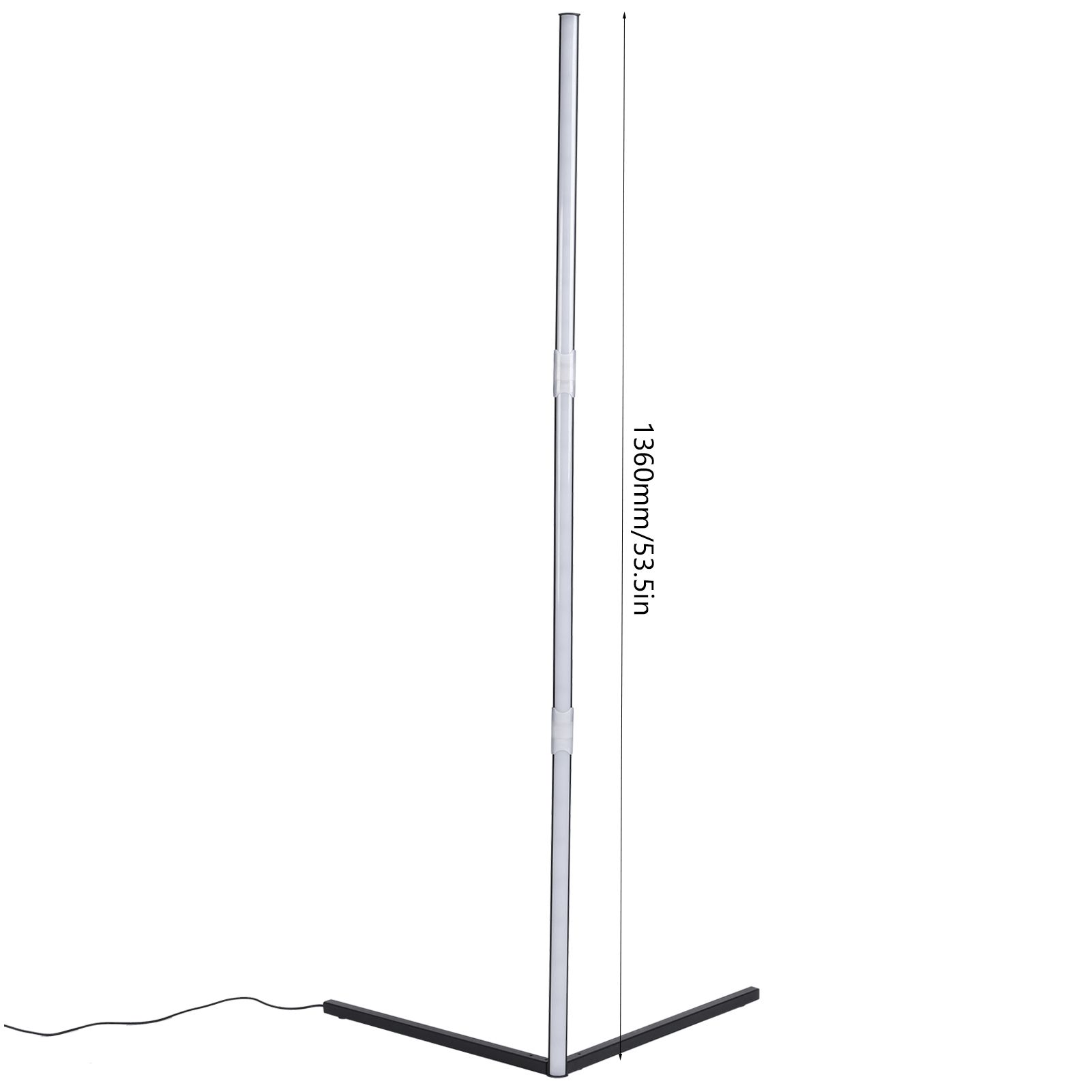 RGB Floor Lamp Corner Dazzling Color Fill Light Modern Triangular Simple view 3