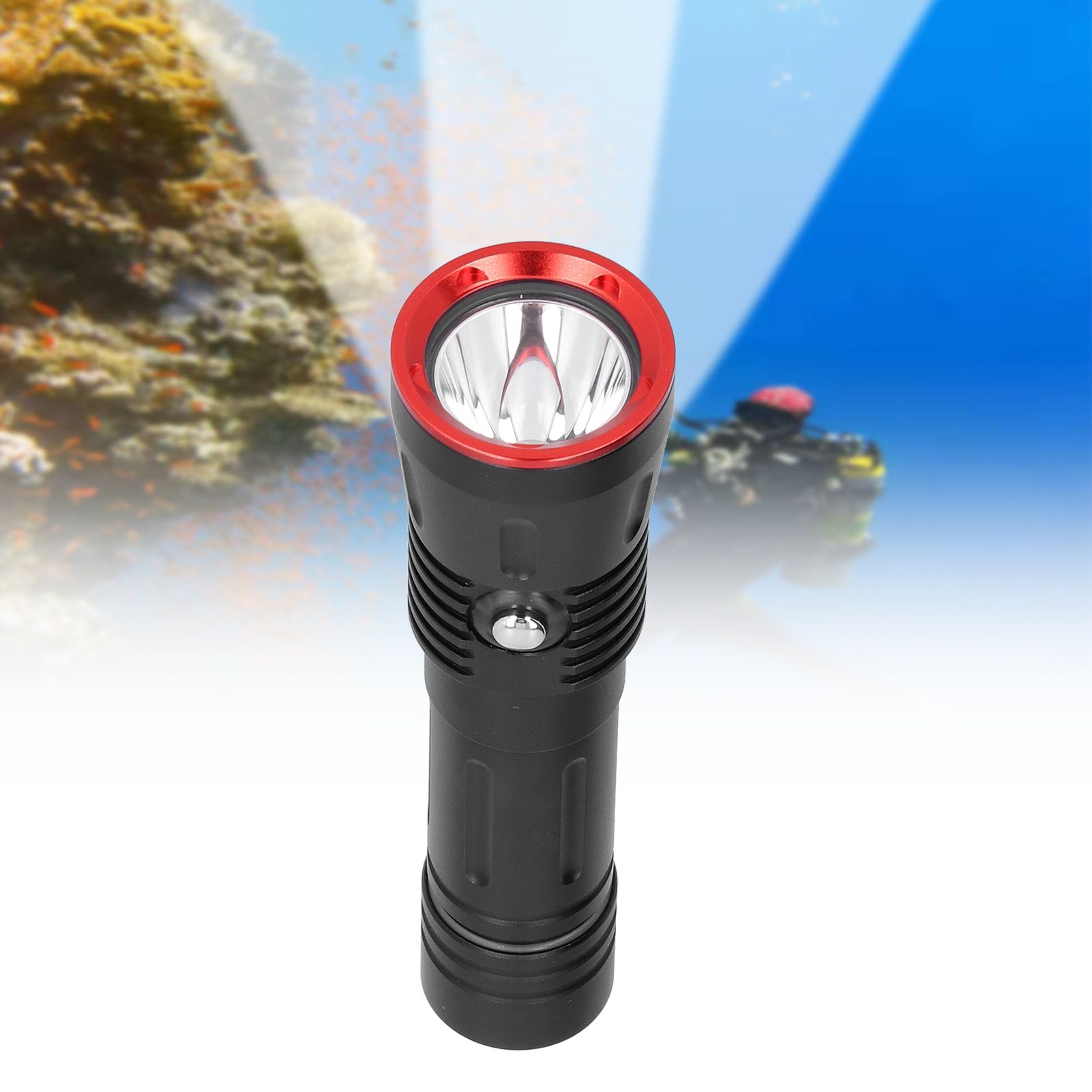 Professional 3000LM Diving Flashlight IP68 Waterproof Dive Light Ultra Bright view 11