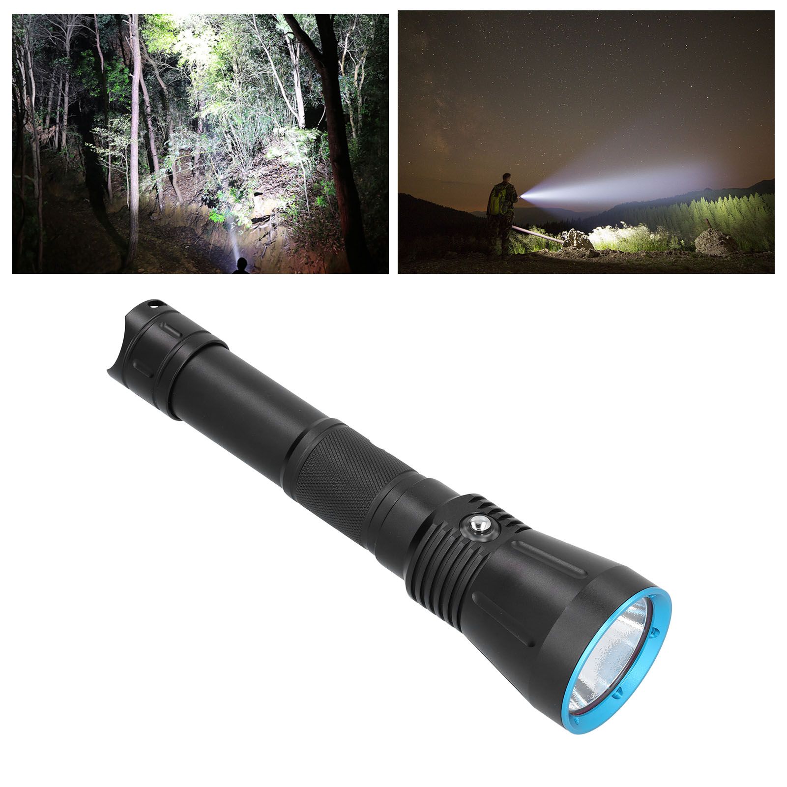 SST70 Professional Diving Flashlight Waterproof 8000LM Strong Light Torch for view 11
