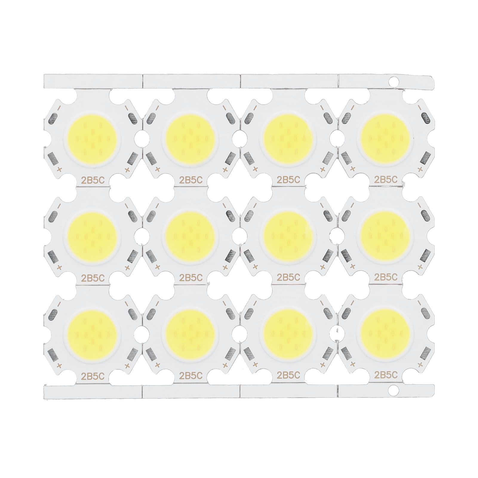 12Pcs LED Chips COB Light Emitter Component 5W 15‑17V for DIY Spotlights view 2