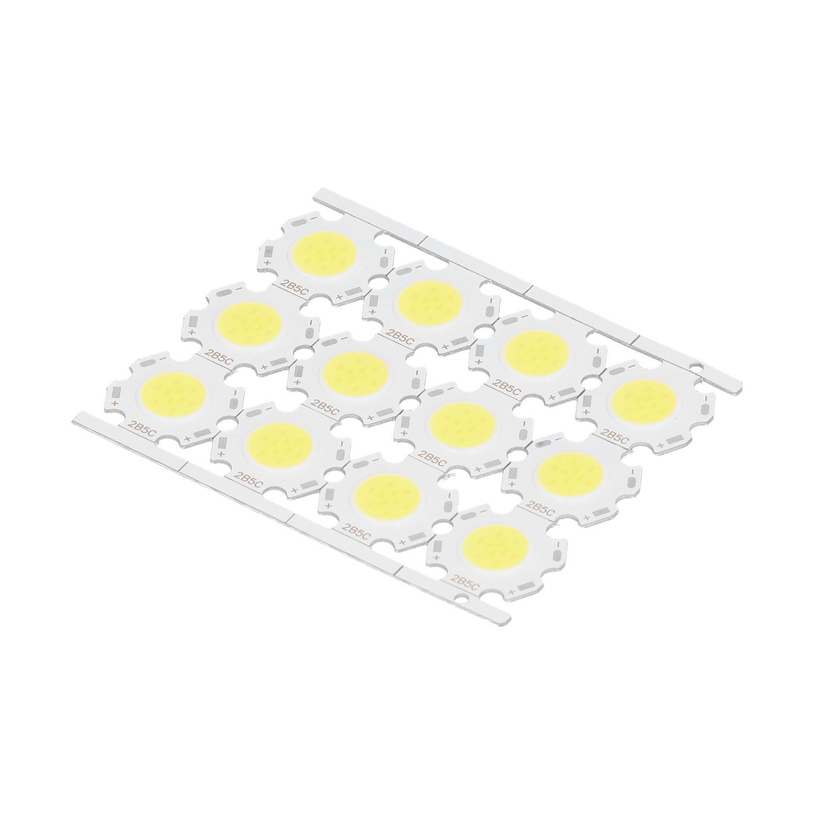 12Pcs LED Chips COB Light Emitter Component 5W 15‑17V for DIY Spotlights view 5