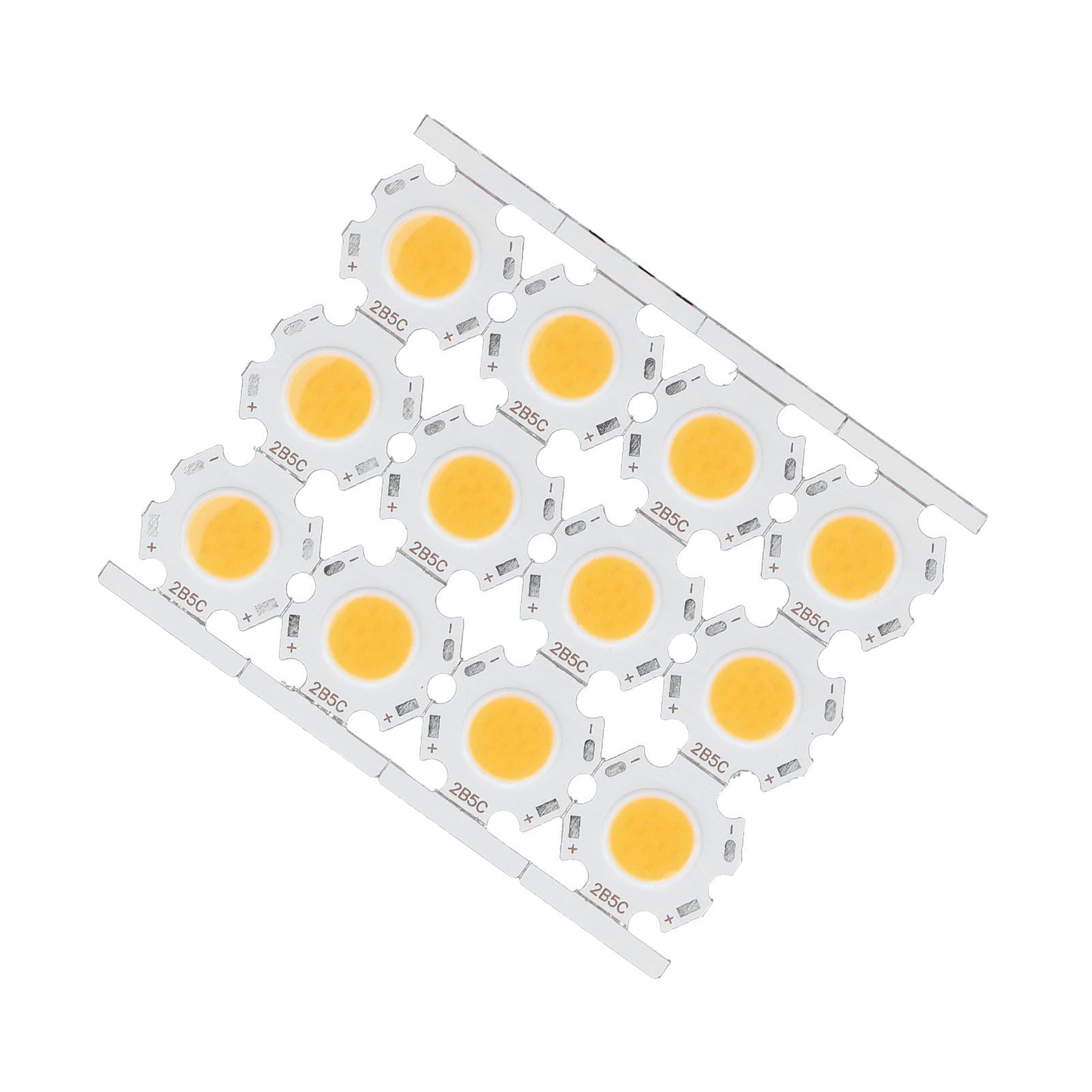 12Pcs LED Chips COB Light Emitter Component 5W 15‑17V for DIY Spotlights
