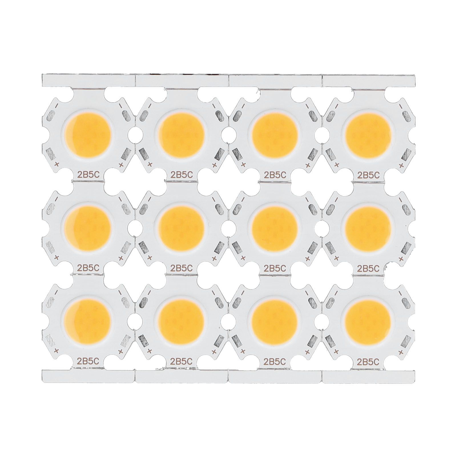 12Pcs LED Chips COB Light Emitter Component 5W 15‑17V for DIY Spotlights view 2