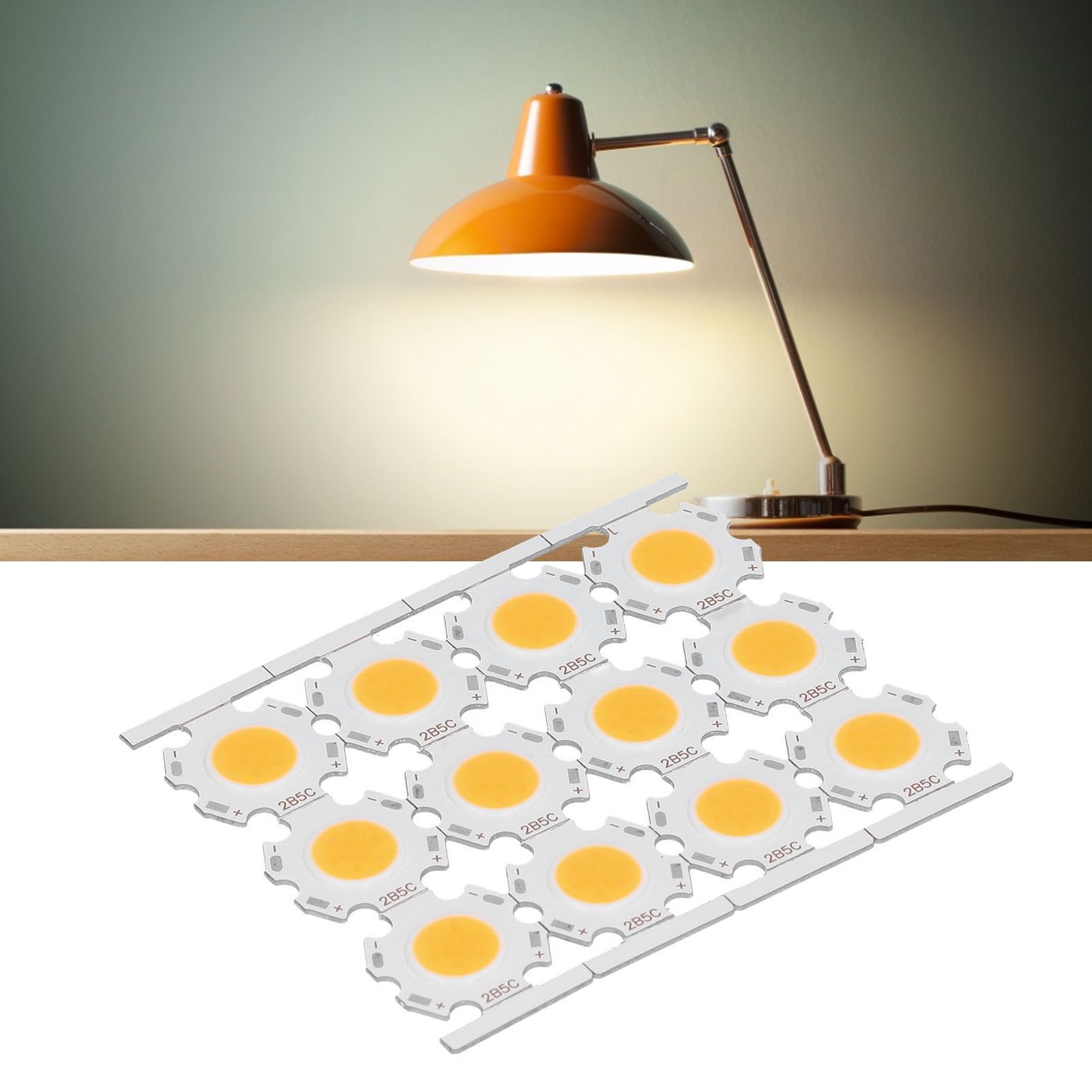 12Pcs LED Chips COB Light Emitter Component 5W 15‑17V for DIY Spotlights view 11
