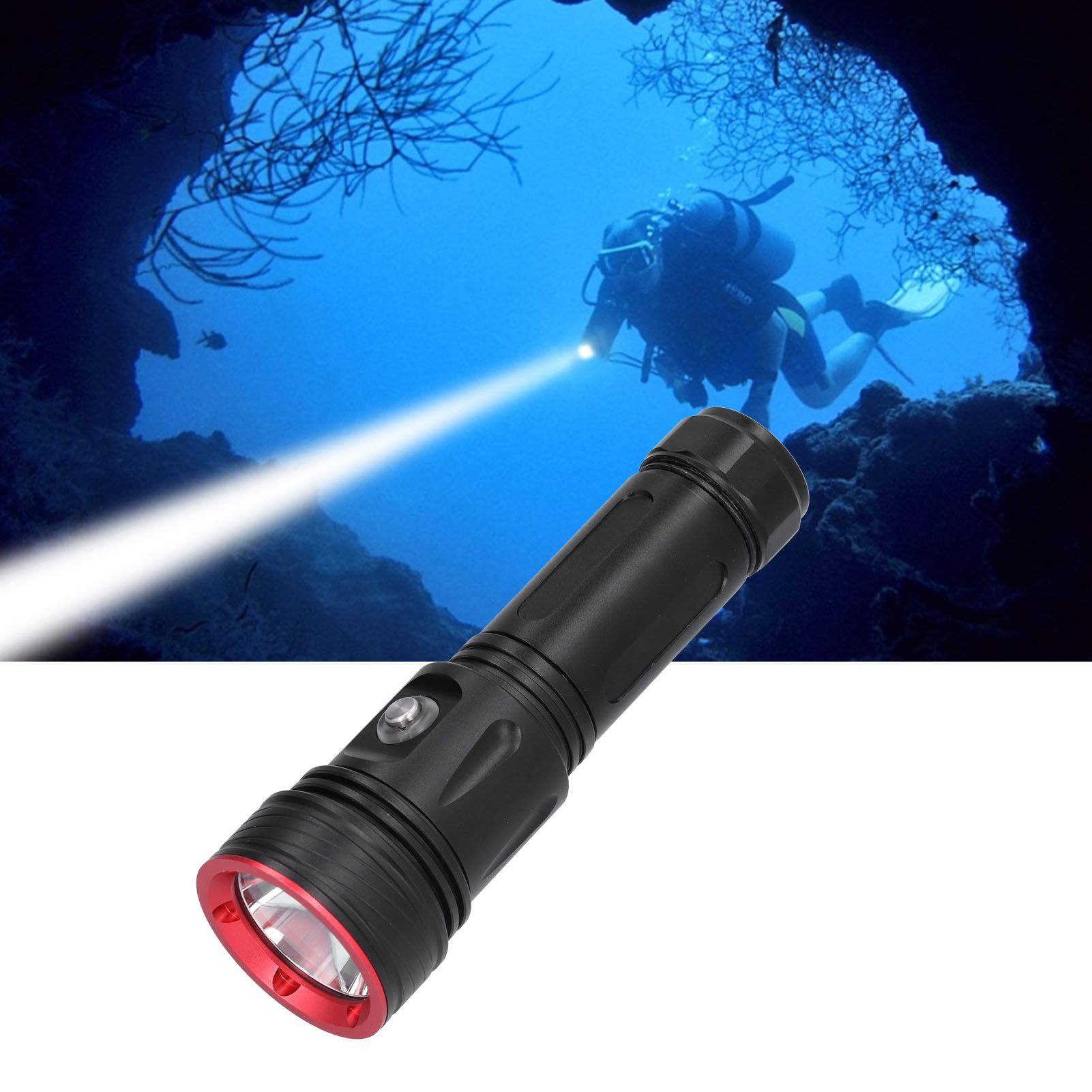 XHP70.2 Professional Diving Light 3000lm IP68 Waterproof Strong Brightness view 12