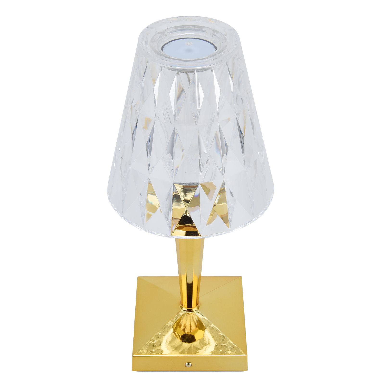 LED Crystal Table Lamp Dimable Desk Lamp USB Charging for Bedroom Decor Warm view 5