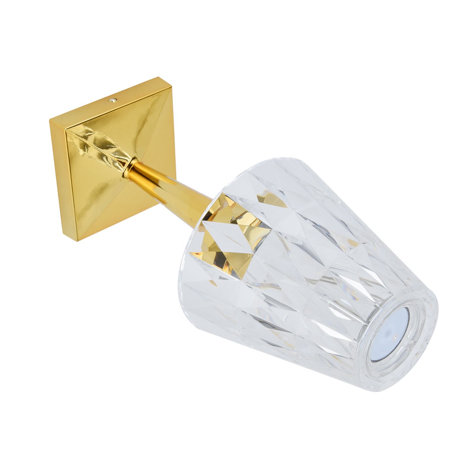 LED Crystal Table Lamp Dimable Desk Lamp USB Charging for Bedroom Decor Warm view 8