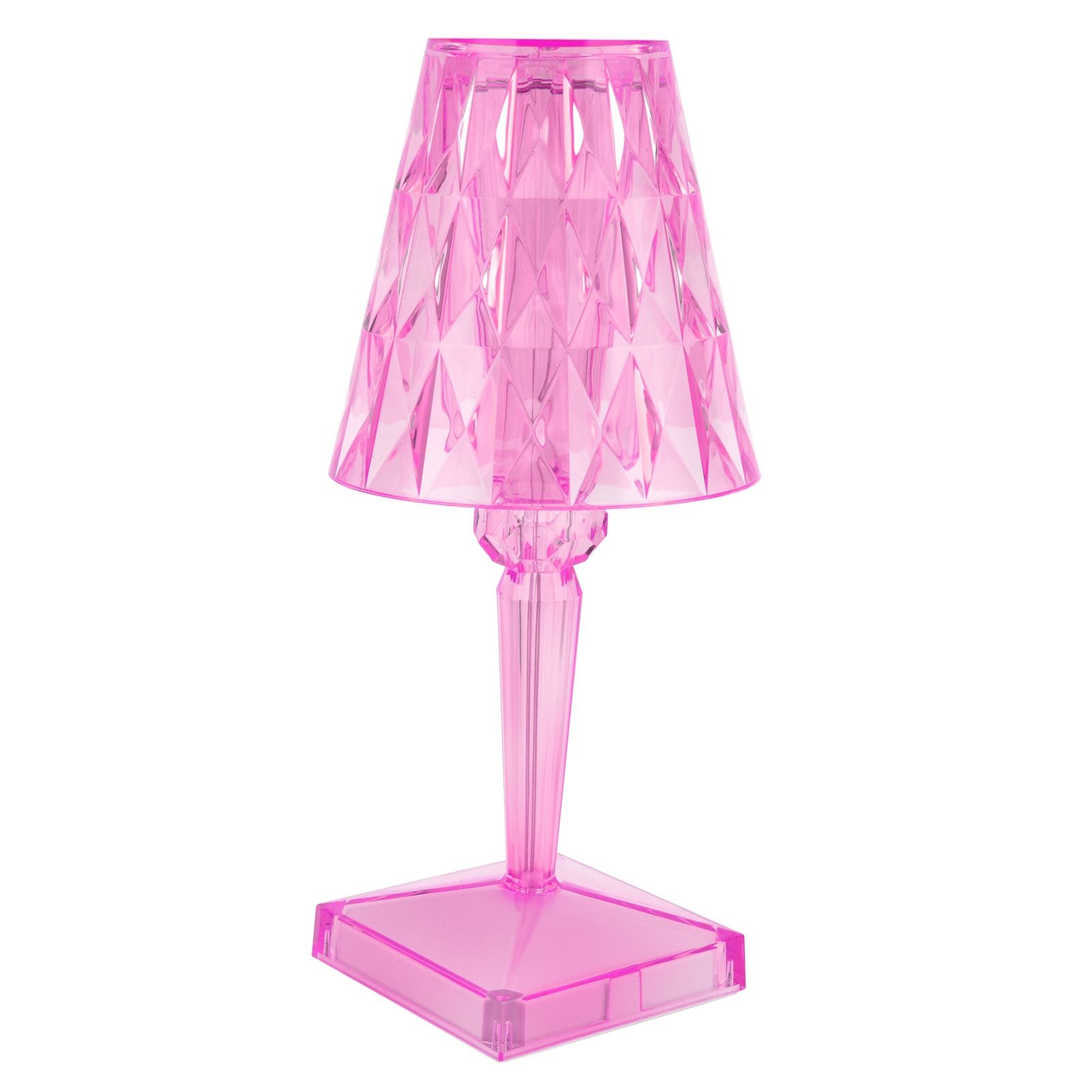LED Crystal Table Lamp Transparent Prism Dimmable Desk Lamp USB Charging view 10