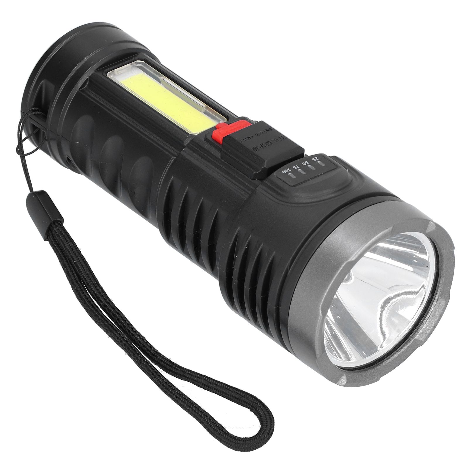 Strong Light Flashlight USB Rechargeable Portable Flashlight Multifunctional view 5
