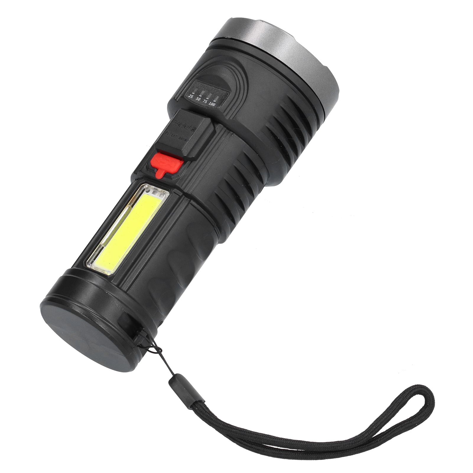 Strong Light Flashlight USB Rechargeable Portable Flashlight Multifunctional view 8