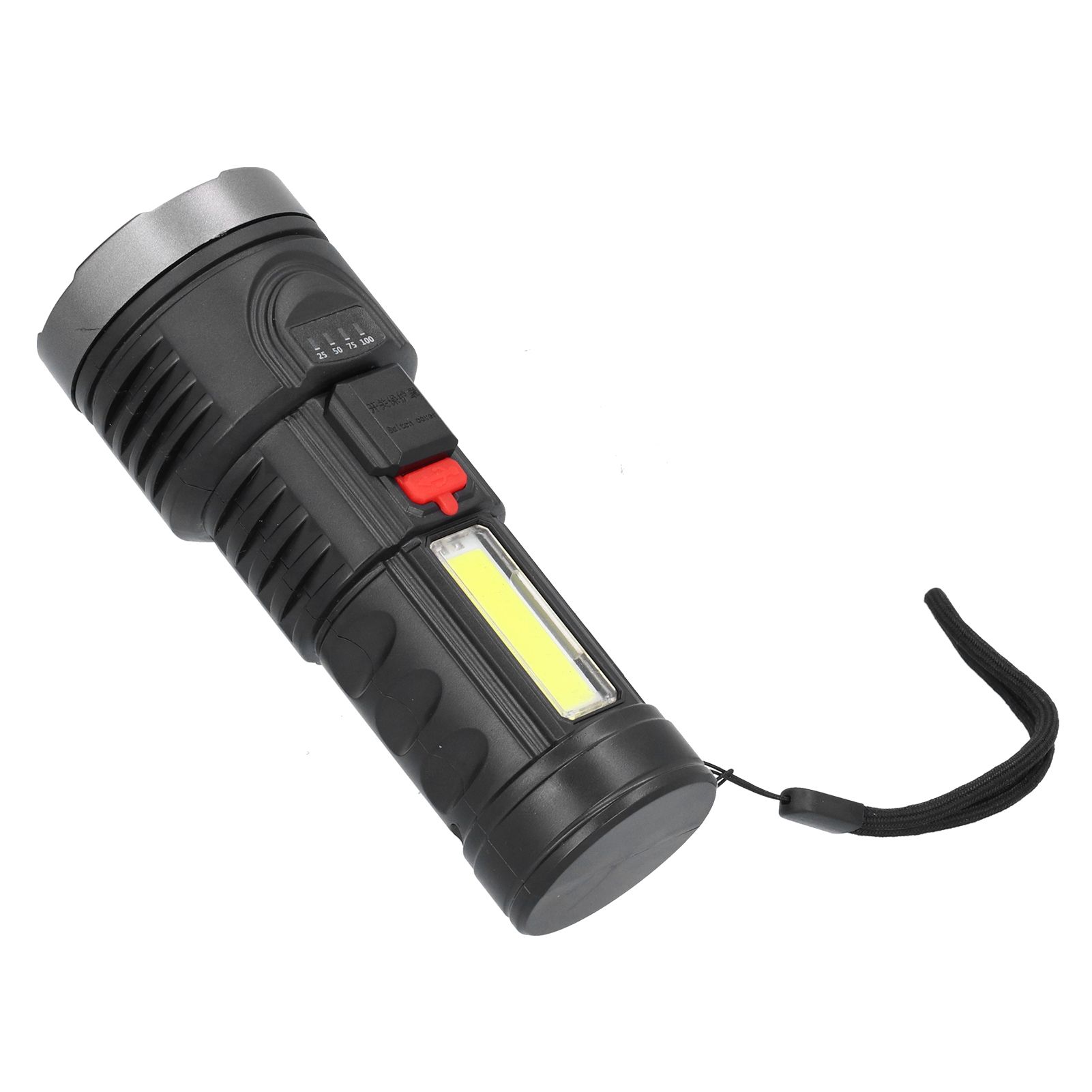 Strong Light Flashlight USB Rechargeable Portable Flashlight Multifunctional view 10