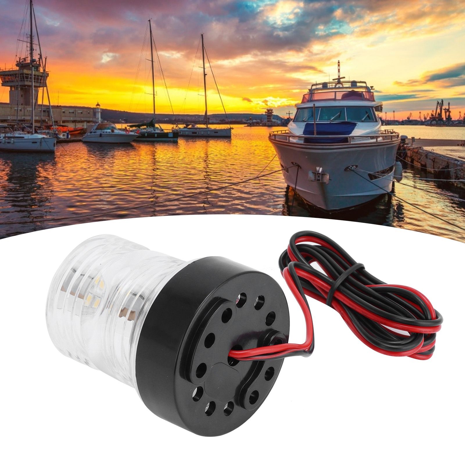 Marine Navigation Light 360 Degree Navigation Anchor 33LED Marine Deck Signal view 12