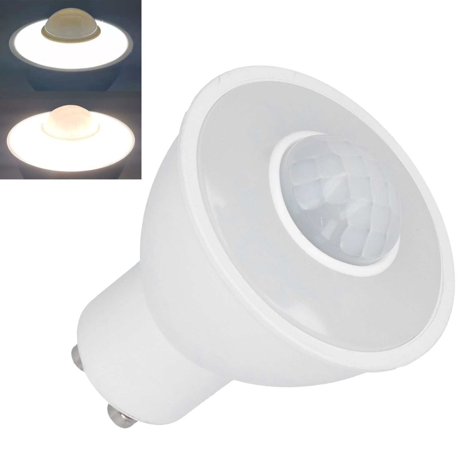 GU10 Bulb Infrared Body Sensing Bulb 5W 500LM LED Bulb for Ceiling Corridor view 7