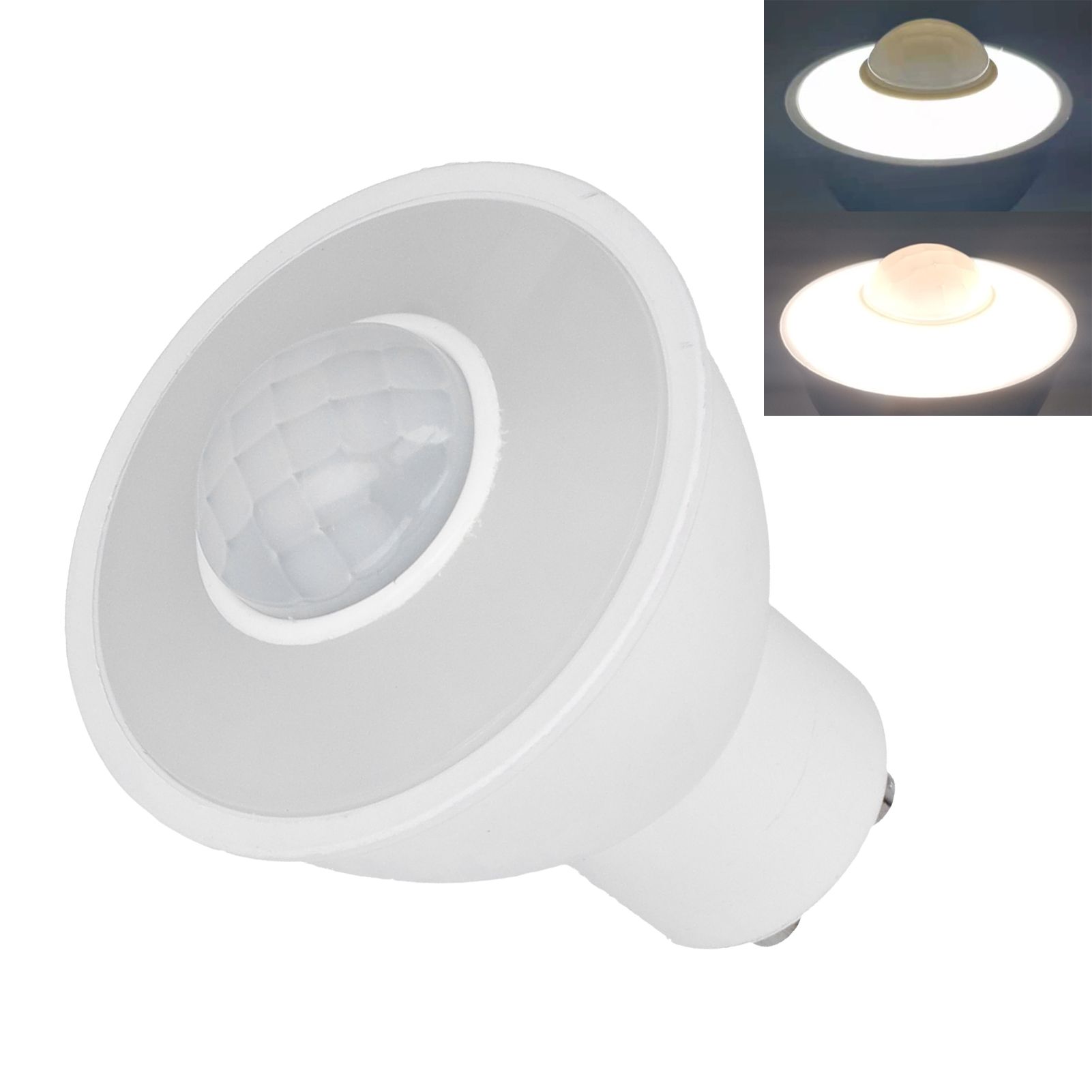 GU10 Bulb Infrared Body Sensing Bulb 5W 500LM LED Bulb for Ceiling Corridor view 8